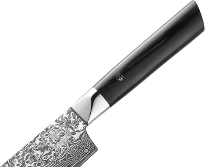 Limited Edition Copper Damascus Chef’s Knife – 8.3" Kiritsuke Blade | Damascus Steel with VG10 Core & Copper Texture | Maple Wood Handle | Professional Kitchen Knife in Gift Box