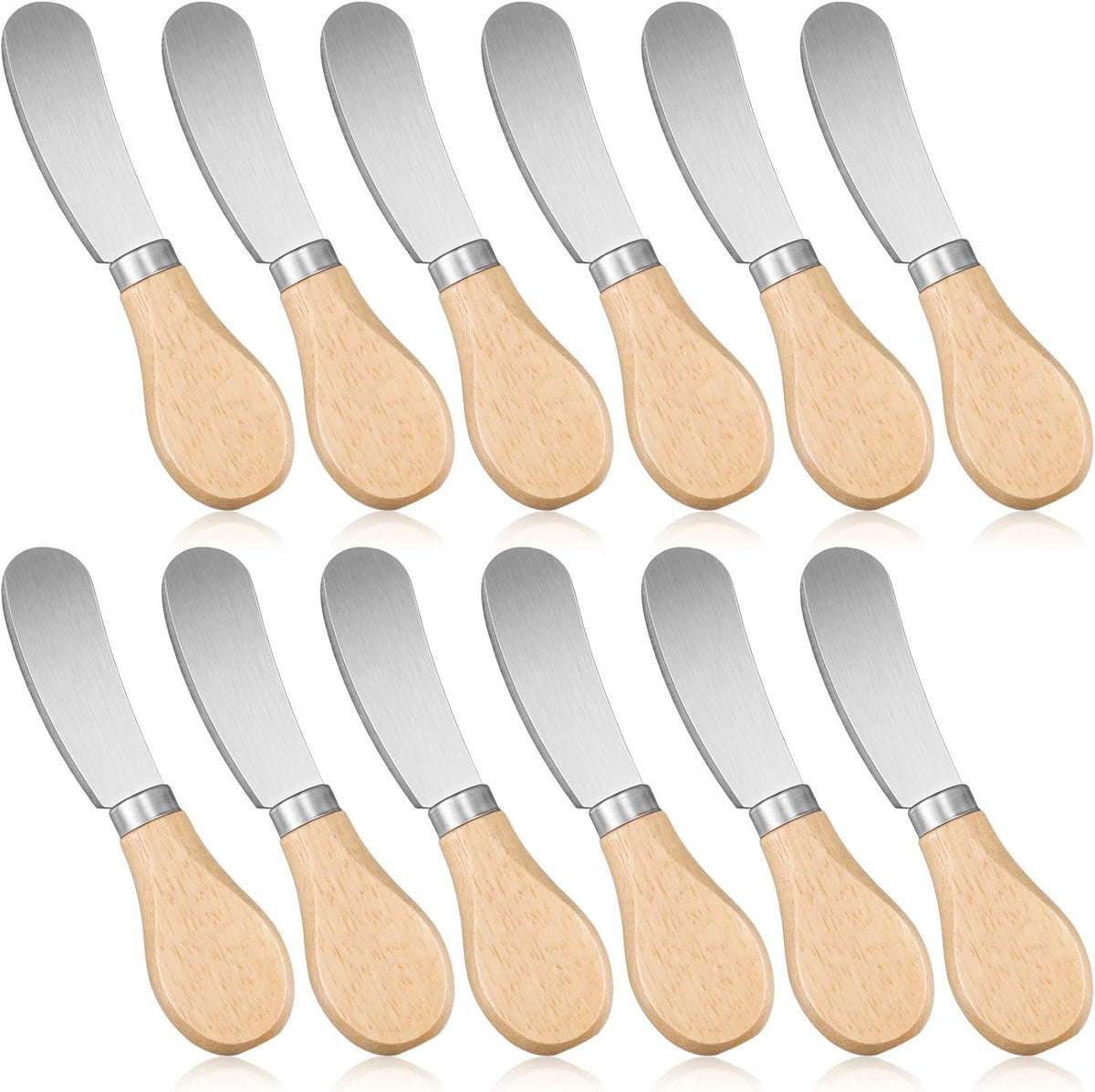 12 Pcs 4.7 Inch Cheese Spreader Knives Butter Knife Bulk