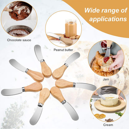 12 Pcs 4.7 Inch Cheese Spreader Knives Butter Knife Bulk