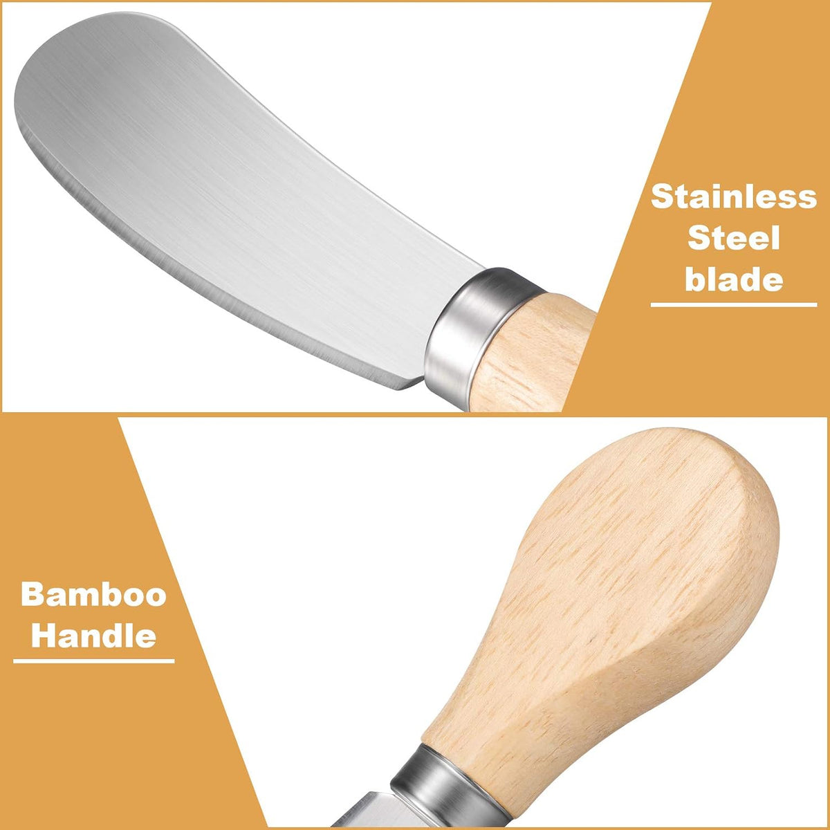 12 Pcs 4.7 Inch Cheese Spreader Knives Butter Knife Bulk