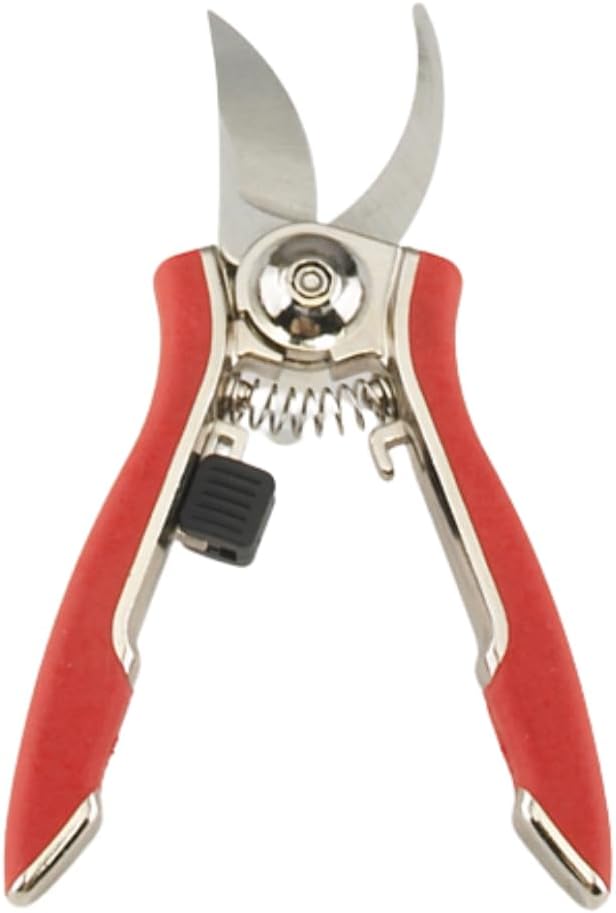 ColorPoint Stainless Steel Compact Garden Pruning Shears, Hand Pruner, Garden Clippers, with Heavy Duty Blade and Easy grip Handle, Yellow