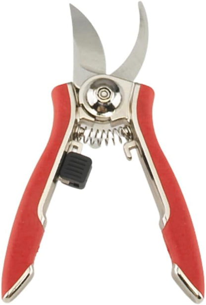 ColorPoint Stainless Steel Compact Garden Pruning Shears, Hand Pruner, Garden Clippers, with Heavy Duty Blade and Easy grip Handle, Yellow