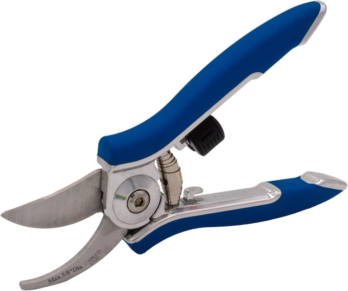 ColorPoint Stainless Steel Compact Garden Pruning Shears, Hand Pruner, Garden Clippers, with Heavy Duty Blade and Easy grip Handle, Yellow