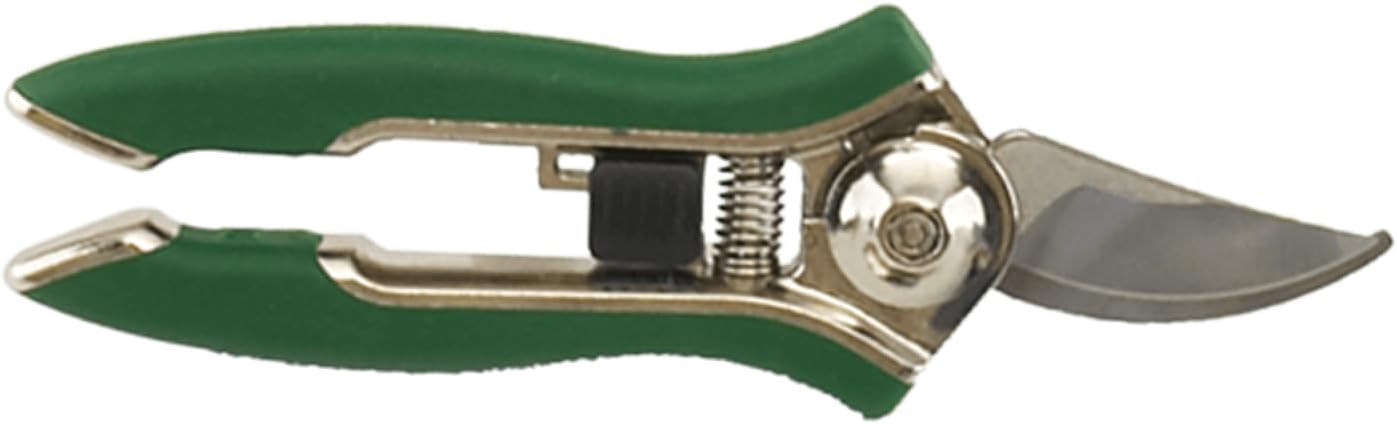 ColorPoint Stainless Steel Compact Garden Pruning Shears, Hand Pruner, Garden Clippers, with Heavy Duty Blade and Easy grip Handle, Yellow