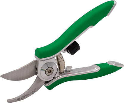 ColorPoint Stainless Steel Compact Garden Pruning Shears, Hand Pruner, Garden Clippers, with Heavy Duty Blade and Easy grip Handle, Yellow
