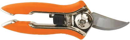 ColorPoint Stainless Steel Compact Garden Pruning Shears, Hand Pruner, Garden Clippers, with Heavy Duty Blade and Easy grip Handle, Yellow