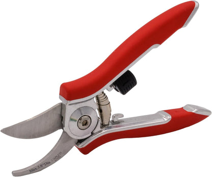 ColorPoint Stainless Steel Compact Garden Pruning Shears, Hand Pruner, Garden Clippers, with Heavy Duty Blade and Easy grip Handle, Yellow