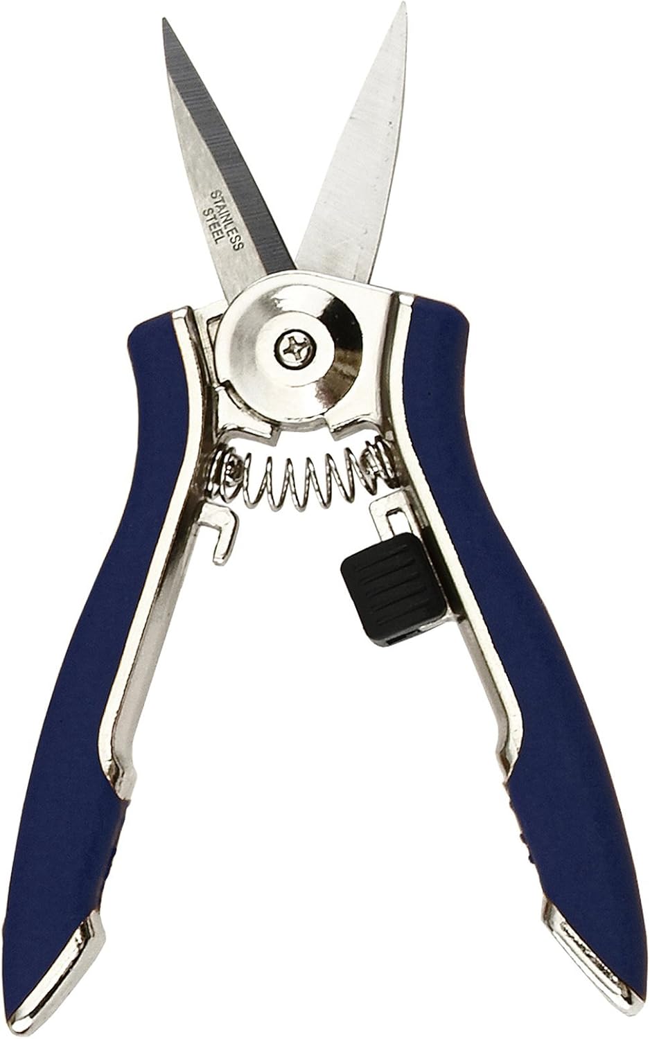 ColorPoint Stainless Steel Compact Garden Pruning Shears, Hand Pruner, Garden Clippers, with Heavy Duty Blade and Easy grip Handle, Yellow
