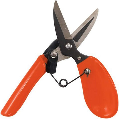 ColorPoint Stainless Steel Compact Garden Pruning Shears, Hand Pruner, Garden Clippers, with Heavy Duty Blade and Easy grip Handle, Yellow
