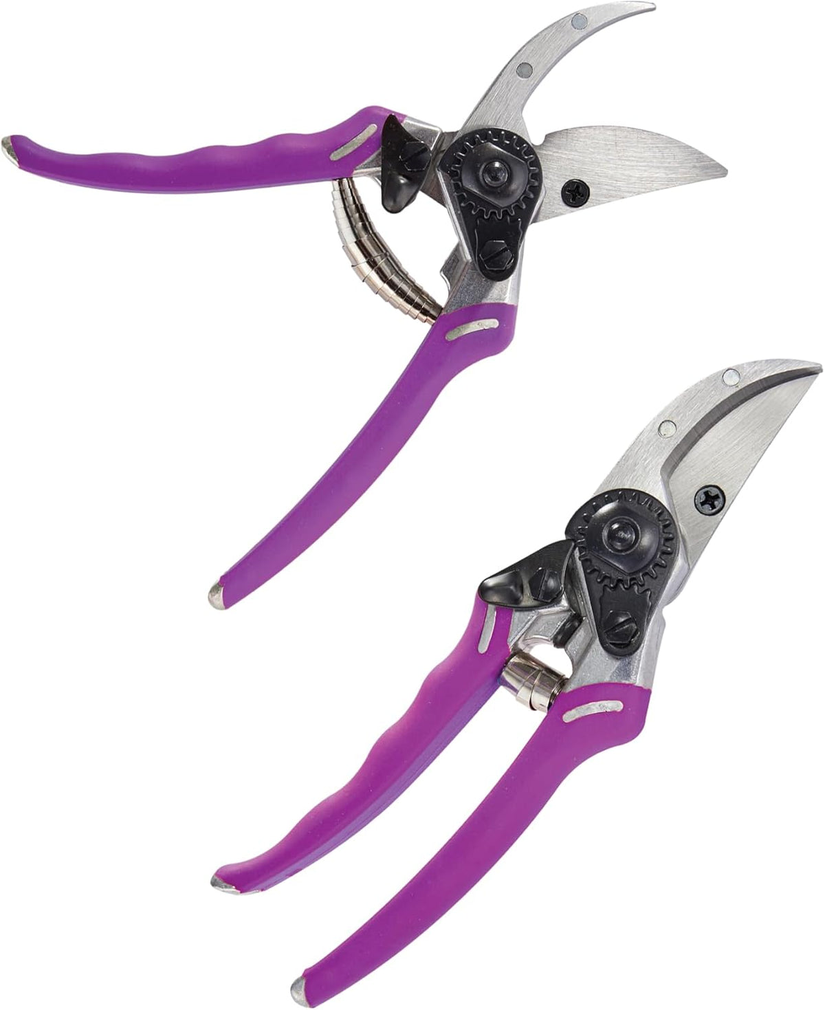 ColorPoint Stainless Steel Compact Garden Pruning Shears, Hand Pruner, Garden Clippers, with Heavy Duty Blade and Easy grip Handle, Yellow