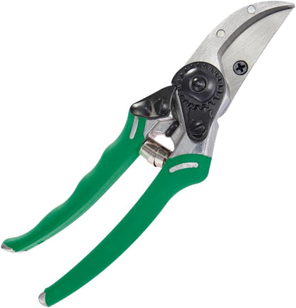ColorPoint Stainless Steel Compact Garden Pruning Shears, Hand Pruner, Garden Clippers, with Heavy Duty Blade and Easy grip Handle, Yellow