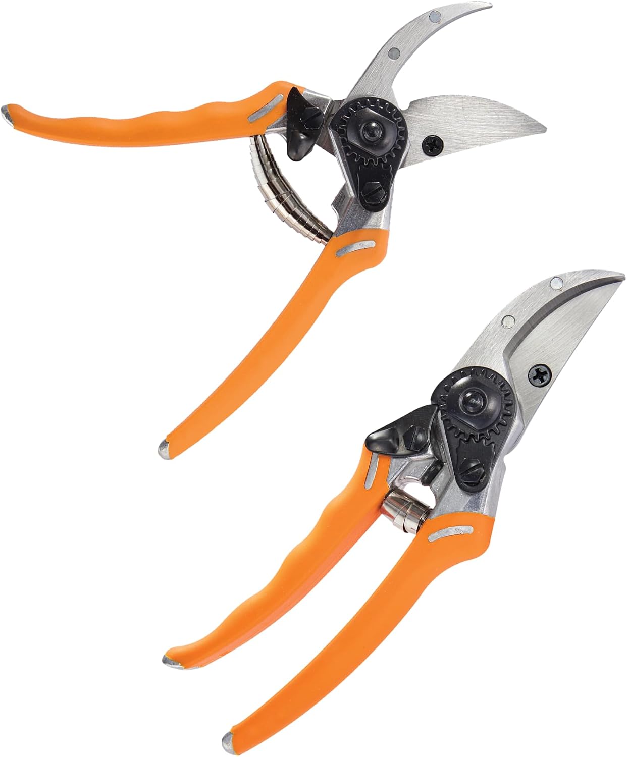 ColorPoint Stainless Steel Compact Garden Pruning Shears, Hand Pruner, Garden Clippers, with Heavy Duty Blade and Easy grip Handle, Yellow