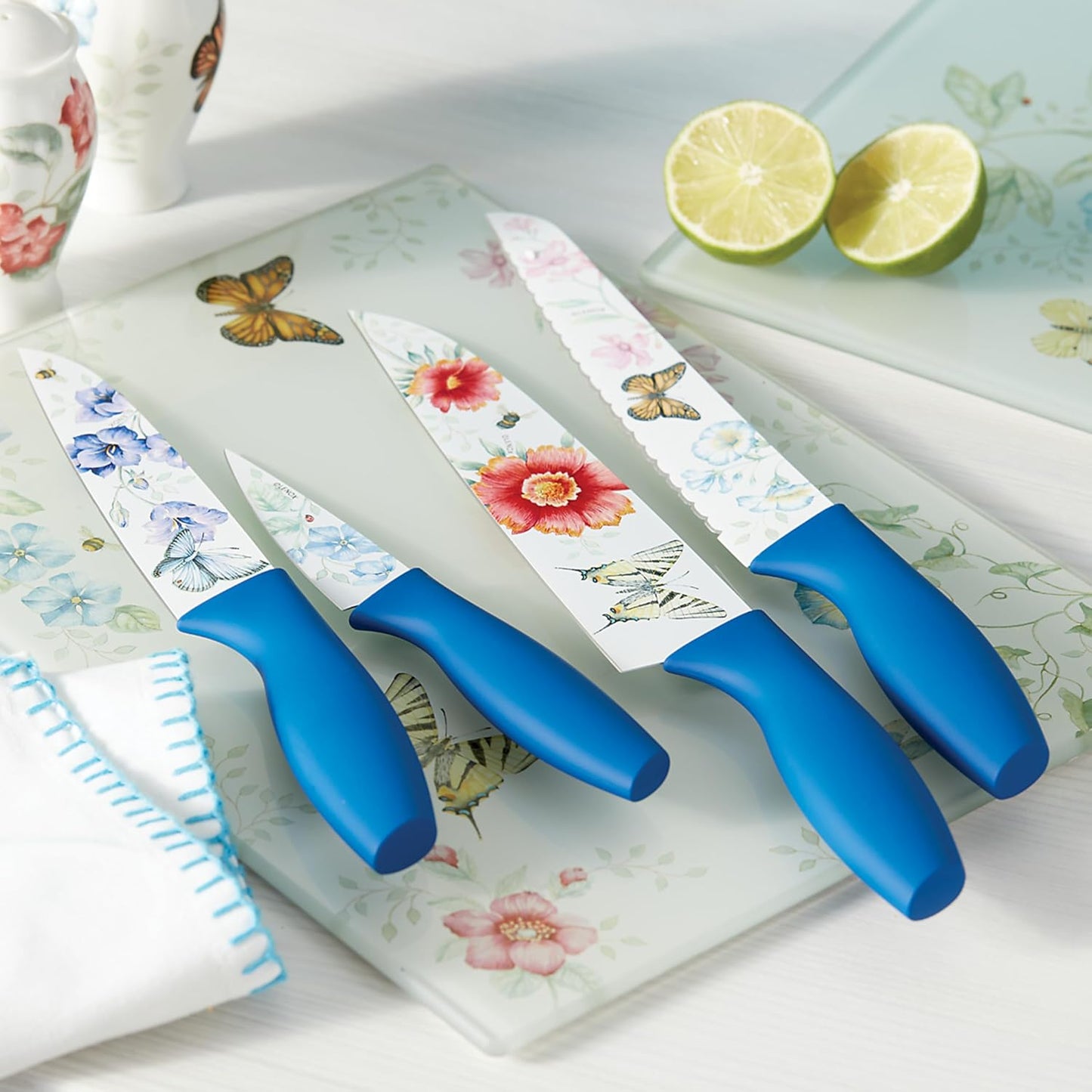 Butterfly Meadow 4-piece Knife Set, 1.05 LB, Multi