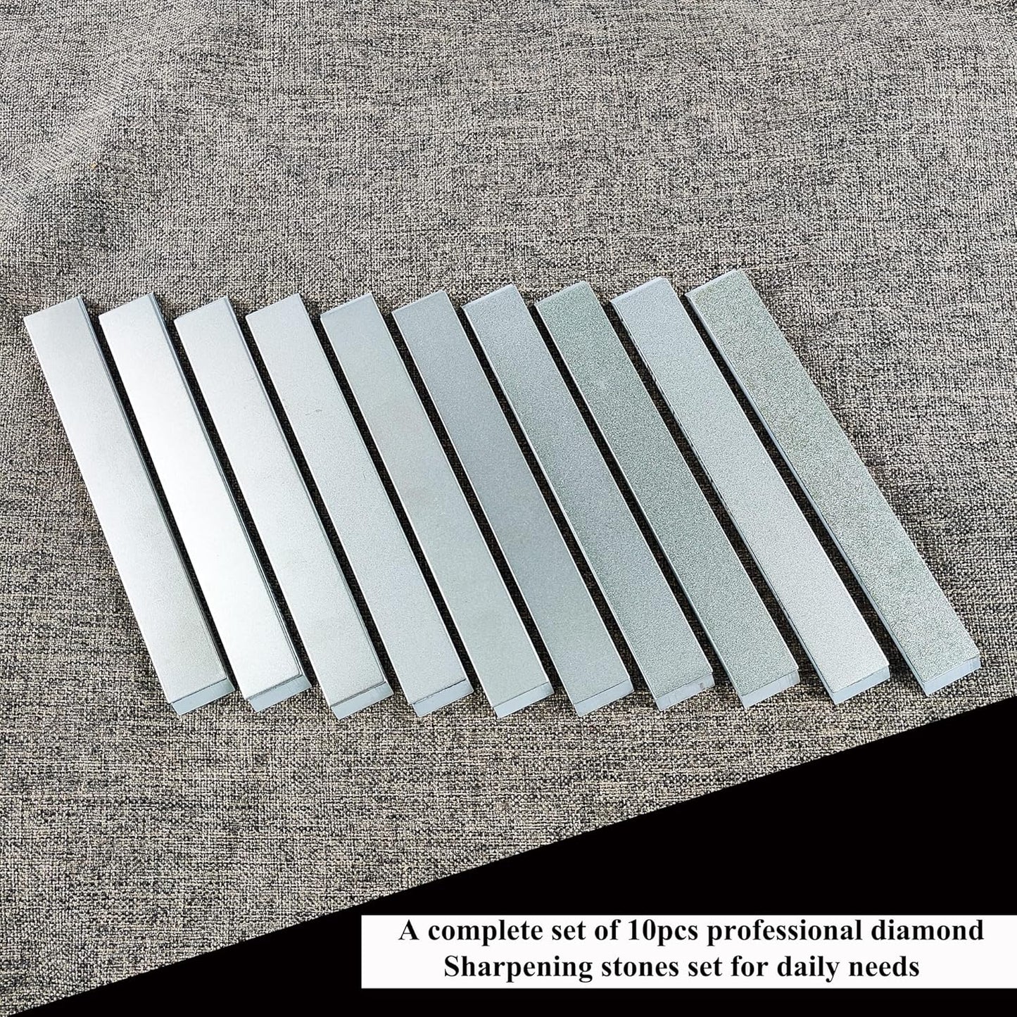10pcs Diamond Knife Sharpening Stones sets with aluminum blank diamond plates Kit for RUIXIN PRO RX008 Knife sharpener