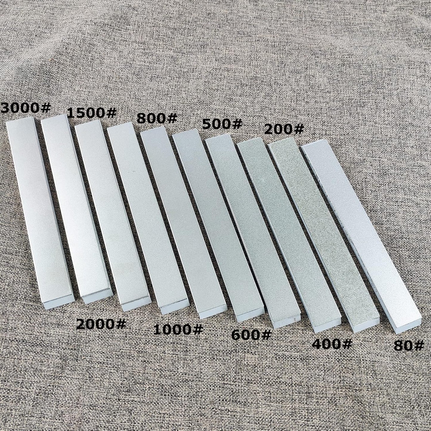 10pcs Diamond Knife Sharpening Stones sets with aluminum blank diamond plates Kit for RUIXIN PRO RX008 Knife sharpener