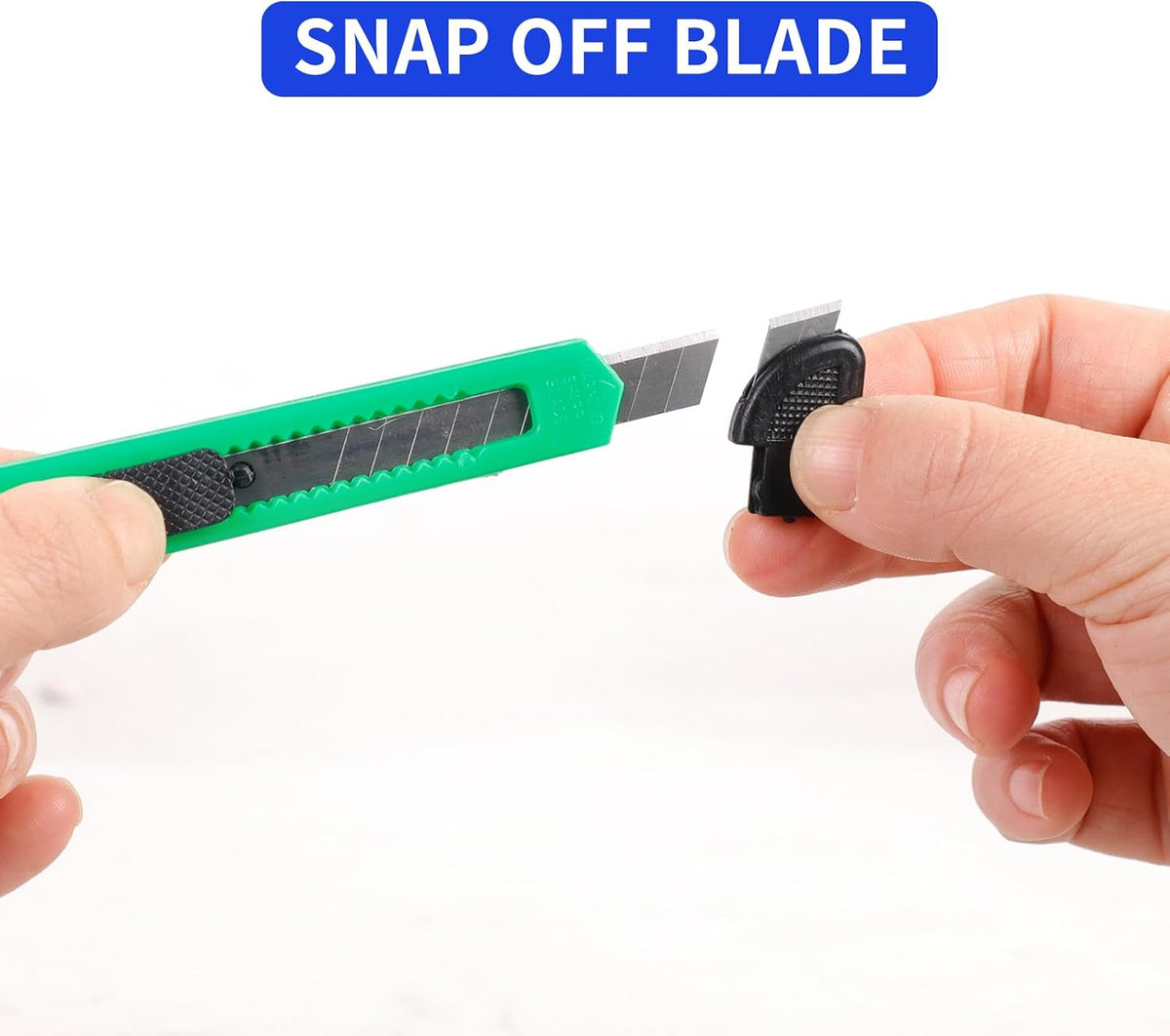 4 Pack Box Cutter Utility Knife, Mini Box Cutters Retractable Opener, Professional Razor Blade Knives, Small Snap Off Paper Knife