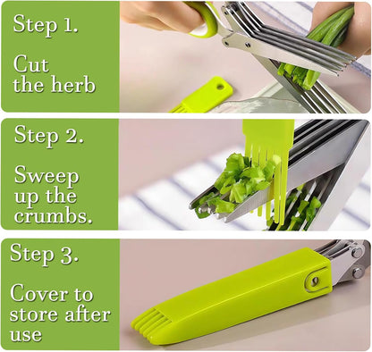 2025 Latest Herb Stripper Pottery Bowl Cutter Tool: Stripping Ceramic Fresh Herbs Kale Striper Cilantro Cutting Razor Gift Herbalists Peeler Shredder Chopper Clay Small Cup (Blue(No Scissor))