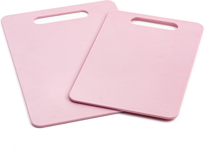 Cutting Board Set 8x12" & 10x14", Extra Durable, Meal Prep, Non-Slip, Grip Handles, Crack Resistant, Dishwasher Safe, Reversible, Versatile Kitchen Essentials, Turquoise