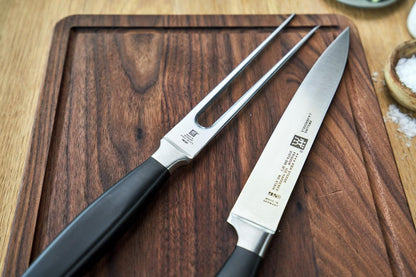 Four Star 2-Piece Razor-Sharp German Carving Set, Made in Company-Owned German Factory with Special Formula Steel perfected for almost 300 Years, Dishwasher Safe