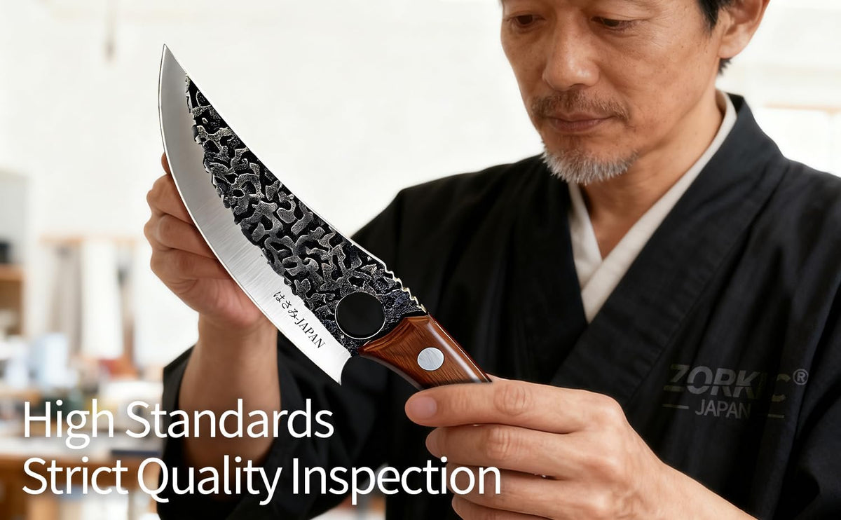 Viking Knife, Butcher Knife Set Hand Forged Boning Knives, Japanese Serbian Chef knives Kitchen Chopping for Meat Cutting Chefs Cleaver Camping Cooking, BBQ, Gifts for Men