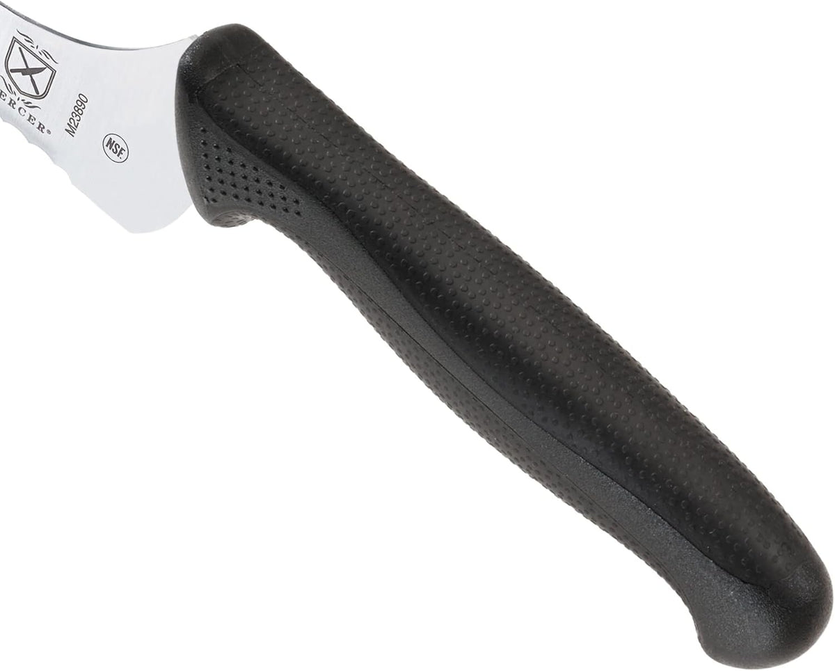 M23890 Millennia Black Handle, 9-Inch Offset Wavy Edge, Bread Knife