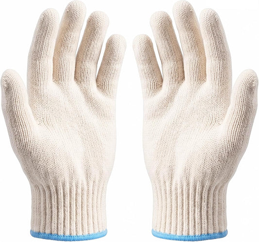 1 Pair Heat Resistant Gloves, 932°F Oven Gloves, Cut-Resistant Grill Gloves | Cooking Gloves for BBQ,Grilling,Baking,Cutting, Welding,Smokers and Fireplaces,White