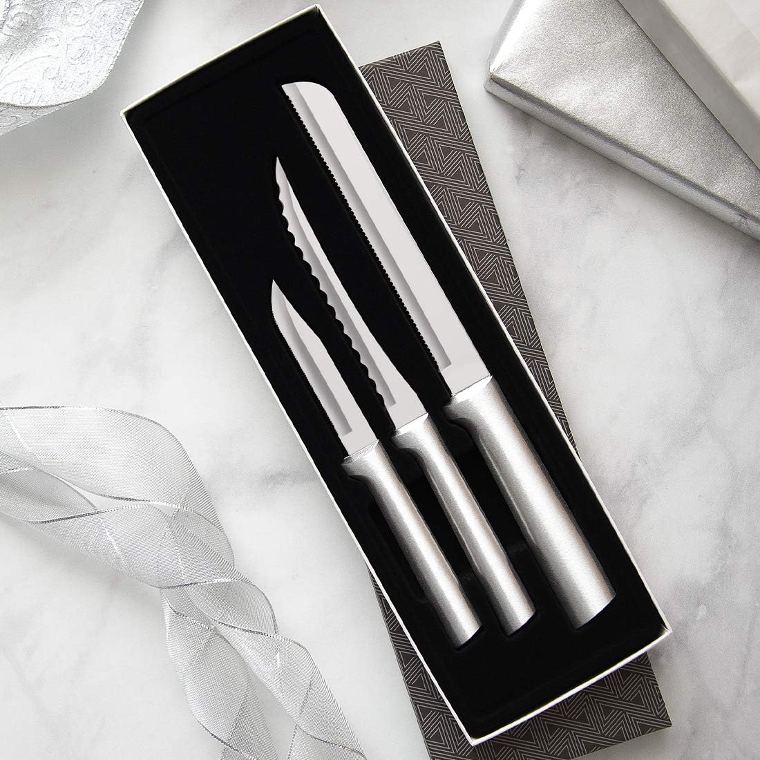 Sensational Serrations Gift Set (S54), Silver