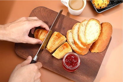 Bread Knife, 8 inch Serrated Knife, German Stainless Steel Bread Knife for Homemade Bread, Razor Sharp Edge for Efficient Slicing Sourdough Bread, Bagels, Cake