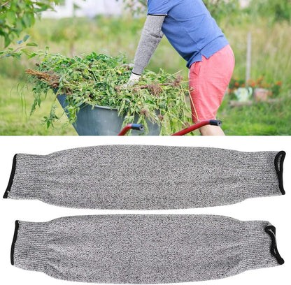 Horticultural Protective Equipment Arm Protection Sleeves HPPE Material 45cm Long for Kitchen Wood Carving Glass Handling Level 5 Nan