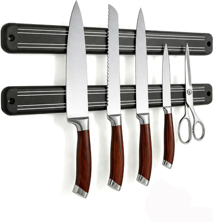 Magnetic Knife Strips（13 Inch Length),Magnetic Knife Holder for Wall/Refrigerator,Magnetic Knife Bar with Multi-Purpose Functionality as a Knife Holder, Knife Strip, Magnetic Tool Organizer
