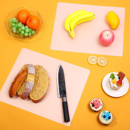 30 Pcs Plastic Cutting Board for Kitchen 15 x 12 in Flexible Frosted Cutting Mats Clear Plastic Placemats Dishwasher Safe Non Porous Chopping Board Non Slip Clear Placemats Table Mats