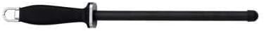 Rockingham Forge Black Ceramic Sharpening Rod with Plastic Handle, 11”, 28cm