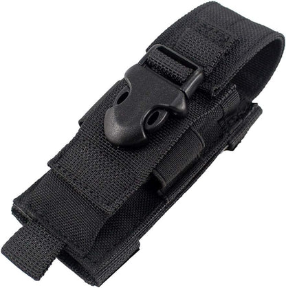 Tactical Single Sheath Holster Utility Tool Holder Case Horizontal Vertical Pistol Mag Pouch