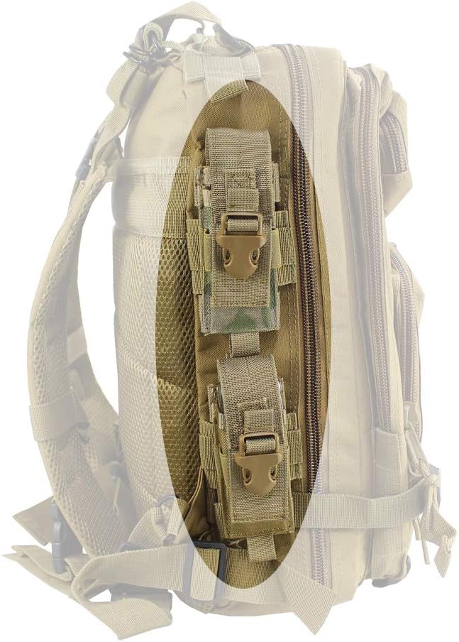 Tactical Single Sheath Holster Utility Tool Holder Case Horizontal Vertical Pistol Mag Pouch
