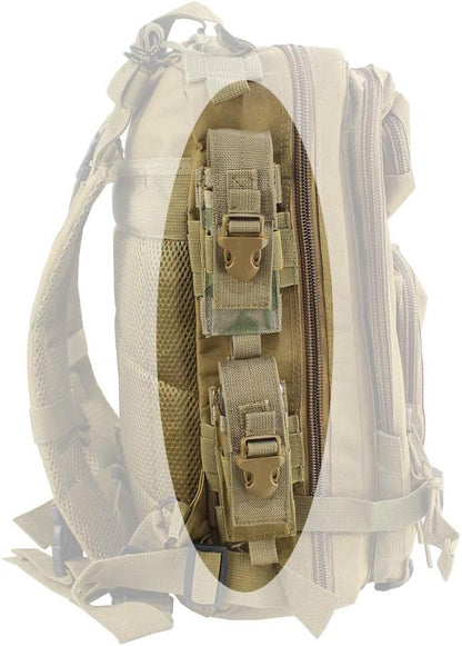 Tactical Single Sheath Holster Utility Tool Holder Case Horizontal Vertical Pistol Mag Pouch