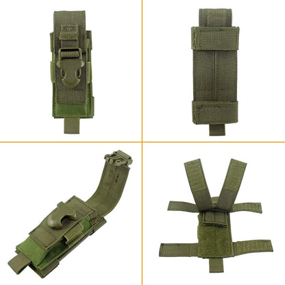 Tactical Single Sheath Holster Utility Tool Holder Case Horizontal Vertical Pistol Mag Pouch