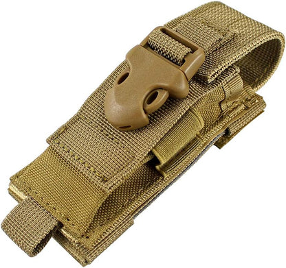 Tactical Single Sheath Holster Utility Tool Holder Case Horizontal Vertical Pistol Mag Pouch