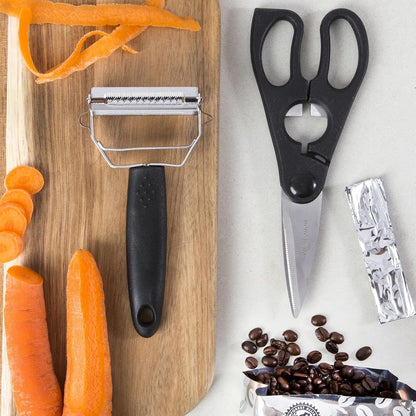 16-Piece Kitchen Knife Set - Knife Block Set | High Carbon Stainless Steel Knife Set with Acrylic Block, Rust-Resistant Blades & Ergonomic Handles (16-Piece)