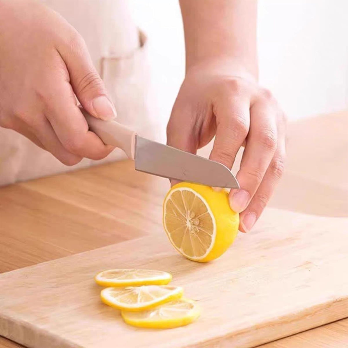 10-Set Super Value Paring Knife Set - 10 Ultra-Sharp German Steel Fruit & Vegetable Knives with 10 Sheaths, PP Plastic Ergonomic Handle, Dishwasher Safe, Multi-Color Small Kitchen Peeling Knives.