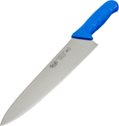 10" Commercial-Grade Chef's Knife with German Steel Blade, Blue