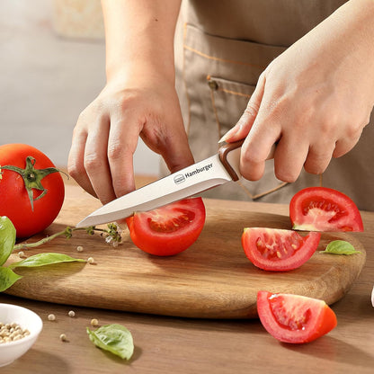 4PCS Paring Knife, Paring knives, 4.5 & 4 Inch Peeling Fruit and Vegetable Knife, Ultra Sharp Kitchen Knives, German Steel, PP Plastic Handle (Food-Themed Design)