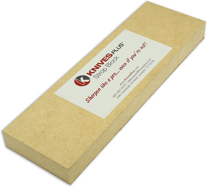 Strop Strop Block, Leather Sharpening Strop, 8 long"