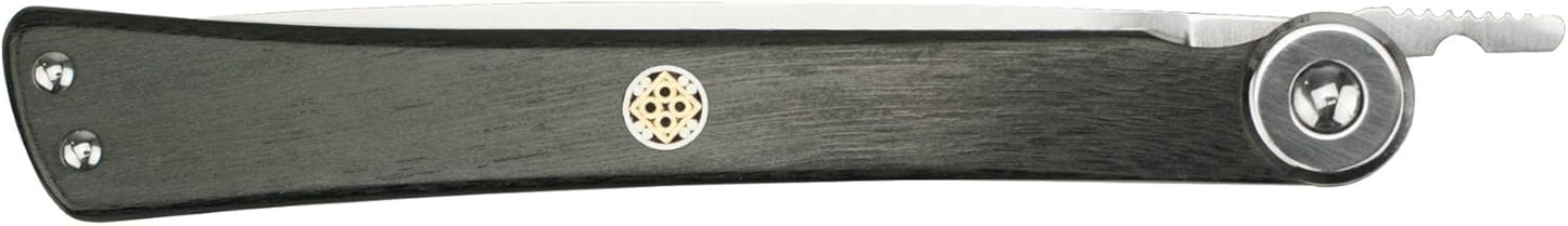 Higo-No Kami Personal Steak Knife | 3.5" Handcrafted Japanese Knife, VG10 Stainless Steel Blade, Pakkawood Handle