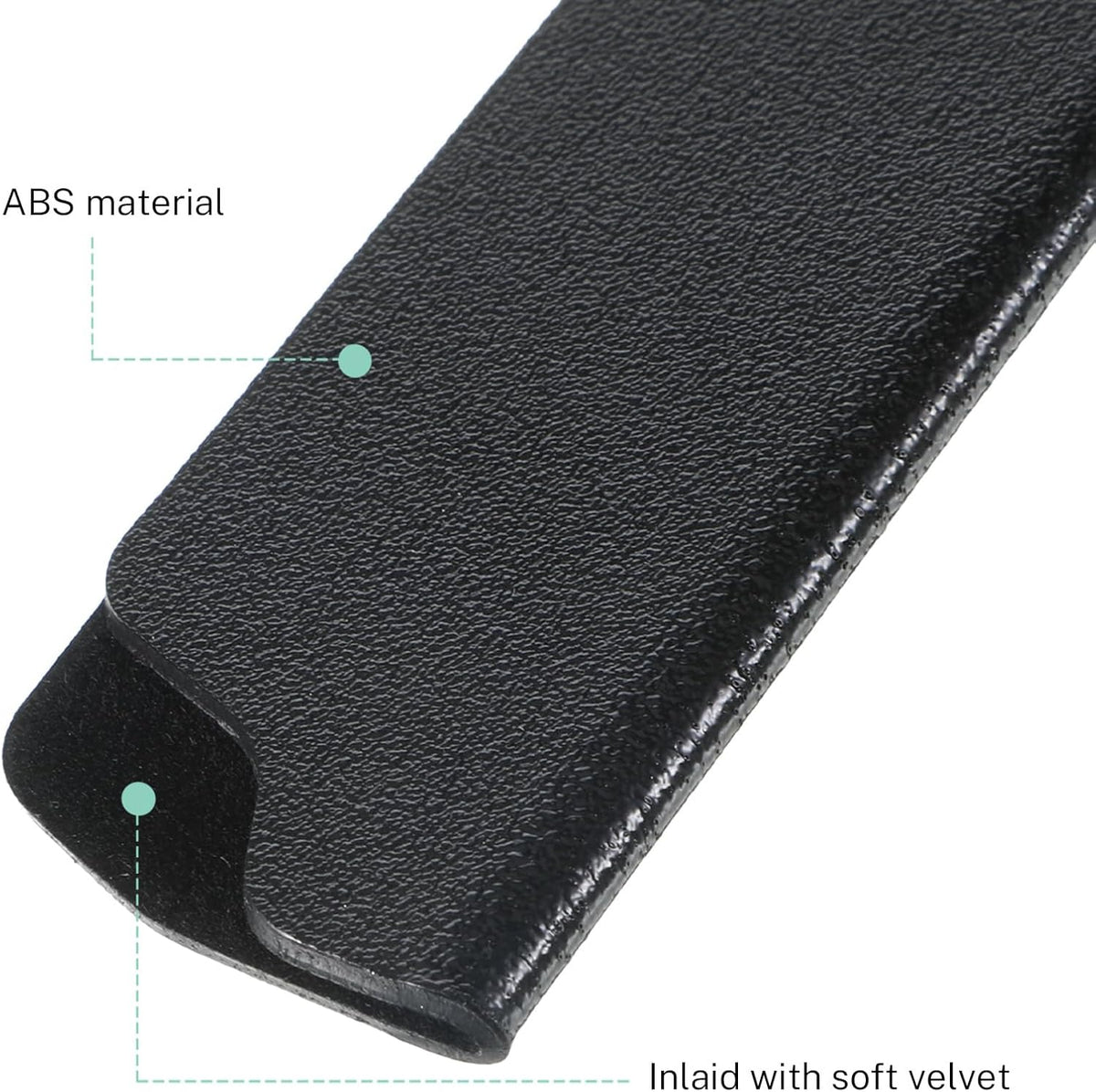 Knife Edge Guard, ABS Knife Cover Sleeves for 5'' Paring Fruit Knives Universal Knives Guard Blade Protector Kitchen Chef Sheaths Covers or Sleeves Blade Protectors for Home Kitchen, Black