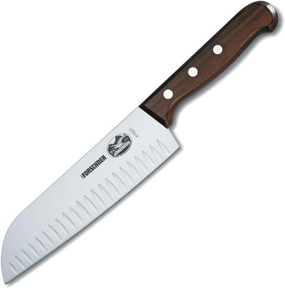 7 Inch Rosewood Santoku Knife with Granton Blade (6.8520.17RUS3)