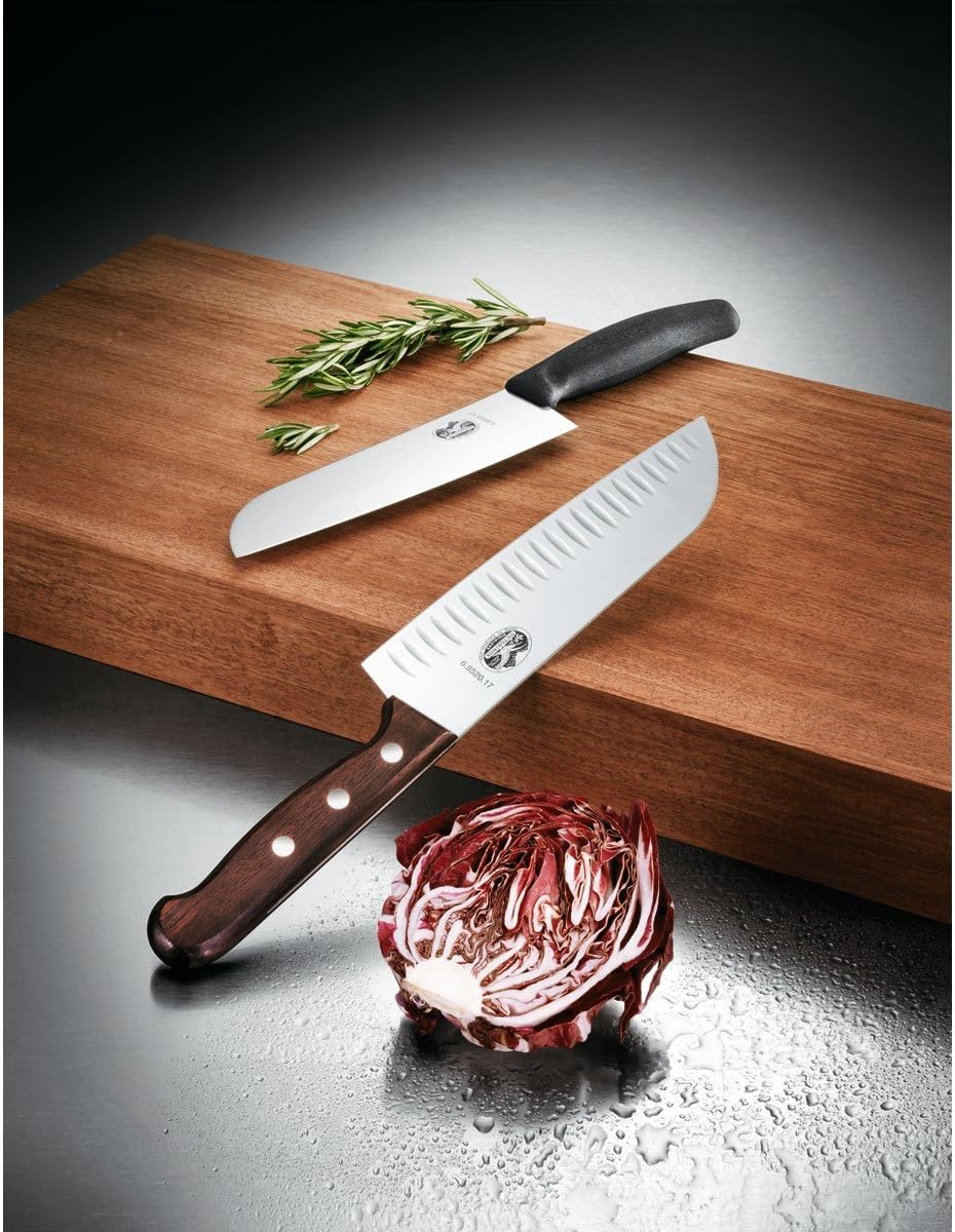 7 Inch Rosewood Santoku Knife with Granton Blade (6.8520.17RUS3)