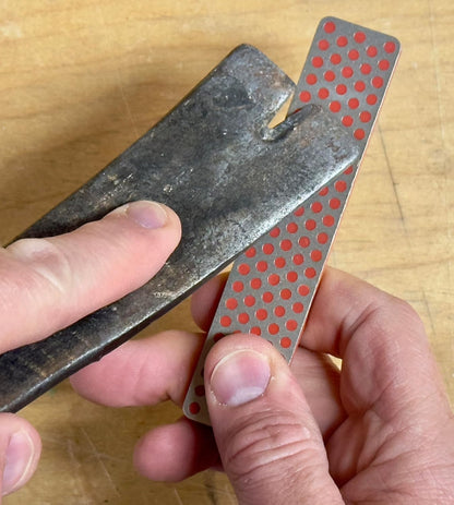 DMT A4F Whetstone Knife Sharpener and Diamond Sharpening Stone for Use with Aligner, 4 Inches, Fine Grit