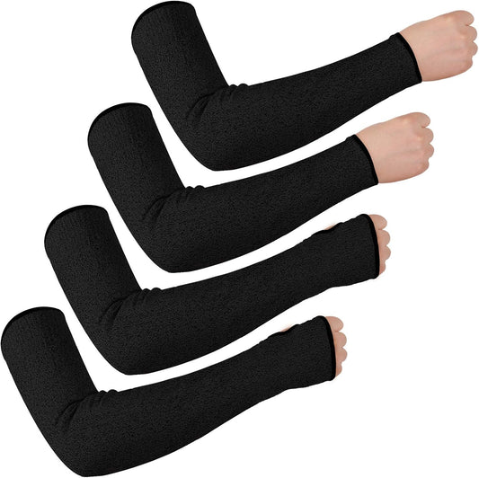 2 Pairs Protective Arm Sleeves, Cut Resistant Sleeves Arm Protection Sleeves Safety Arm Guard