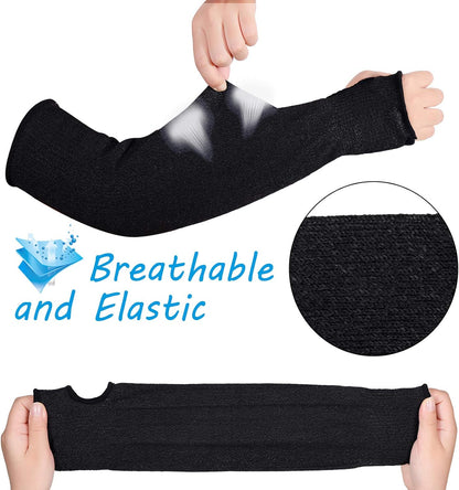 2 Pairs Protective Arm Sleeves, Cut Resistant Sleeves Arm Protection Sleeves Safety Arm Guard