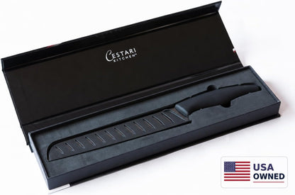 Ceramic Advanced Revolution 3 Inch Paring Knife with Sheath | Charcuterie Board Accessories, Black Mirror Finish Razor Sharp Blade , Never Needs Sharpening;